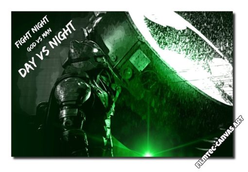 Batman vs Superman-Fight Night Inspired Canvas Art Picture(size A0, A1 & A2) NEW. Available with text or no text!