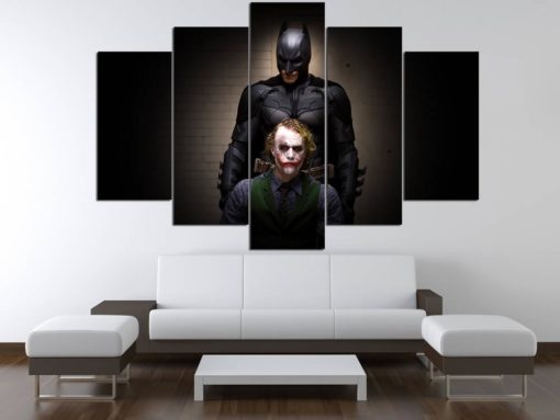 Joker Joker Wall Art Batman Joker Poster Batman Poster Joker Print Joker Canvas Joker Wall Decor Batman Print Joker art Movie canvas print