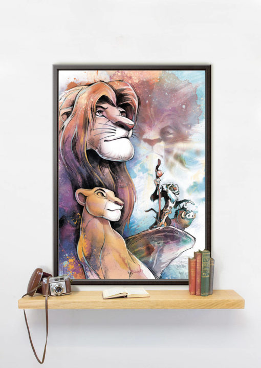 The Lion King Poster/Disney Print 056/Canvas Print/Digital Print/Film Print/PVC Print/Disney Poster/Home Decor Printing