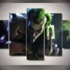 5 Panels The Joker DC Comics Canvas Art Multi Poster Piece Art Work