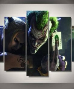 5 Panels The Joker DC Comics Canvas Art Multi Poster Piece Art Work