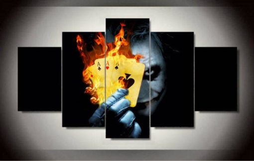 5 Panels The Joker DC Comics Canvas Art Multi Poster Piece Art Work
