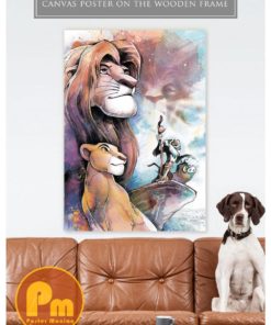 The Lion King Stretched Canvas Poster/Disney Print 056/The Lion King Canvas Print/Kids Poster/Digital Print
