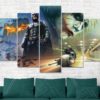 Batman The Joker Comic Book Movie Canvas Print - 5 Panel Canvas - Multi Panel Canvas - Home Decor- Wall Art - Ready To Hang