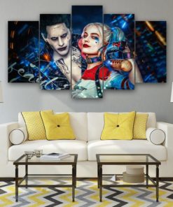Suicide Squad Canvas Print / DC Movie Print / Joker and Harley Quinn Art / Joker Home Decor / Harley Quinn Print / Suicide Squad Wall Art