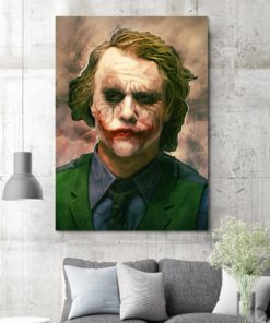 The Joker Batman Movie Canvas Art Framed Ready To Hang