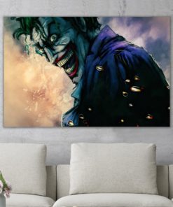 The Joker Comic Book Canvas Art Wall Print