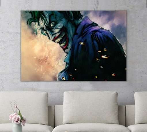 The Joker Comic Book Canvas Art Wall Print