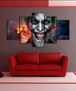 Comics canvas, 5 panel canvas, Printed on Canvas, Wall Art, Home Décor, Contemporary Artwork