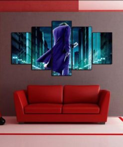 Super Hero poster, 5 panel canvas, Wall Art, Comics canvas, Printed on Canvas, Contemporary Artwork