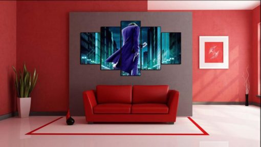 Super Hero poster, 5 panel canvas, Wall Art, Comics canvas, Printed on Canvas, Contemporary Artwork