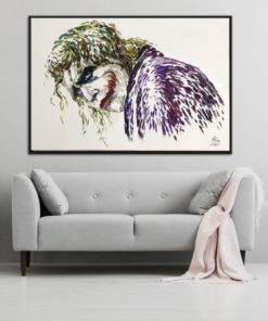 Abstract Painting Joker Abstract Modern Art Abstract Art Home Decor Abstract Joker Art Colorful Artwork Abstract Canvas Painting