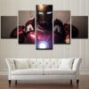 Marvel Avengers Iron Man Infinity War Endgame Suphero DC Comic 5 Piece Canvas Anime Manga Home Decor Wall Art 5 Panel Print Wall Hanging