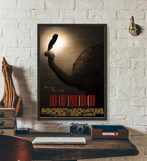 Dumbo Movie Wall Art Paint Wall Decor Canvas Prints Canvas Art Poster Oil Paintings No Frame