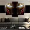 Marvel Avengers Iron Man Infinity War Endgame Suphero DC Comic 5 Piece Canvas Anime Manga Home Decor Wall Art 5 Panel Print Wall Hanging