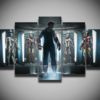 Marvel Avengers Iron Man Infinity War Endgame Suphero DC Comic 5 Piece Canvas Anime Manga Home Decor Wall Art 5 Panel Print Wall Hanging