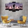 Marvel Avengers Infinity War Endgame Suphero DC Comic Cartoon 5 Piece Canvas Anime Manga Home Decor Wall Art 5 Panel Print Wall Hanging