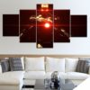 Marvel Avengers Iron Man Infinity War Endgame Suphero DC Comic 5 Piece Canvas Anime Manga Home Decor Wall Art 5 Panel Print Wall Hanging