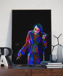 Black Batman Joker Dark Knight Poster Print Pop Movie Fan Super Heros A4 Nordic Film Color Wall Art Picture Home Decor Canvas Painting Gift