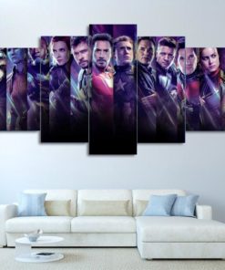 Avengers Endgame Canvas Art Painting HD Wall Art Frame Modular Pictures Living Room Decor 5 Pieces