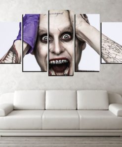 Suicide Squad Canvas, Wall Poster, Large Canvas, Movie Canvas Print, Canvas Art, Joker Canvas Print, Canvas Panels, Jared Leto Art Print
