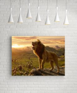 Simba In The Lion King, Canvas Wall Art
