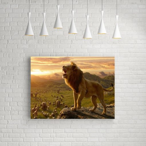 Simba In The Lion King, Canvas Wall Art
