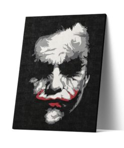 The Joker Artwork Canvas Print -  The Joker Poster - The Joker Painting -  The Joker Wall Art Print - Wall Decor Gift For The Joker Fan