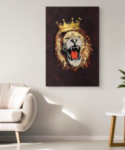 The Lion King Canvas Art, Lion Wall Art, Canvas Art comes Ready to Hang, Lion Lovers Gift