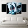 10 Panels The Joker Canvas Art Dc Joker Poster Piece Home Decor Work Wall Print