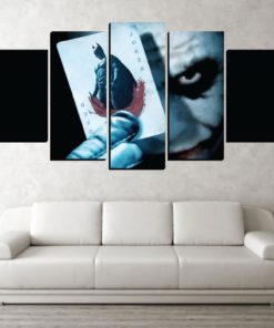 10 Panels The Joker Canvas Art Dc Joker Poster Piece Home Decor Work Wall Print
