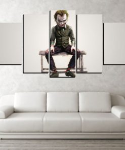8 Panels The Joker Canvas Art Dc Joker Poster Piece Home Decor Work Wall Print