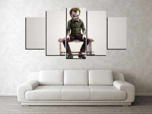 8 Panels The Joker Canvas Art Dc Joker Poster Piece Home Decor Work Wall Print