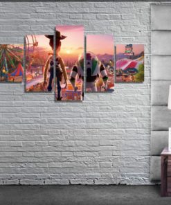 Toy Story 4 poster / Toy Story 4 wall decor, canvas / framed and ready to hang OR unframed. WALL ART, home decor.