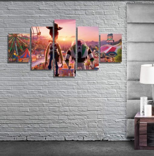 Toy Story 4 poster / Toy Story 4 wall decor, canvas / framed and ready to hang OR unframed. WALL ART, home decor.