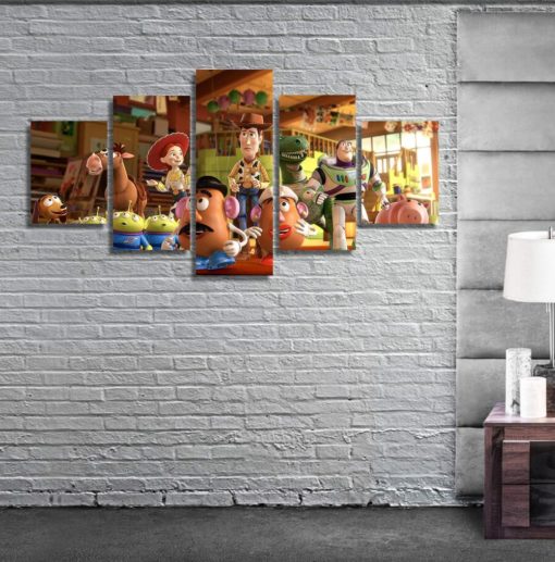 Toy Story poster / Toy Story wall decor, canvas / framed and ready to hang OR unframed. WALL ART, home decor.