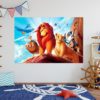 Lion king poster Lion king wall art Disney poster Lion king decor Lion wall art Disney wall art Disney canvas Disney artwork Disney painting