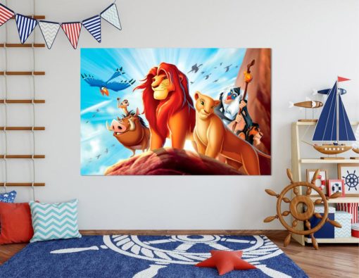 Lion king poster Lion king wall art Disney poster Lion king decor Lion wall art Disney wall art Disney canvas Disney artwork Disney painting
