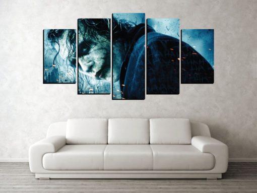 9 Panels The Joker Canvas Art Dc Joker Poster Piece Home Decor Work Wall Print