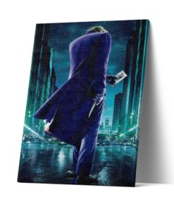 The Joker Artwork Canvas Print -  The Joker Poster - The Joker Painting -  The Joker Wall Art Print - Wall Decor Gift For The Joker Fan