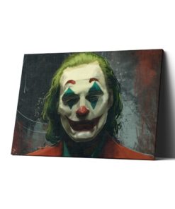 The Joker Artwork Canvas Print - The Joker Poster - The Joker Painting -  The Joker Wall Art Print - Wall Decor Gift For The Joker Fan