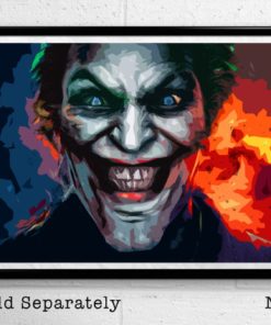 The Joker Illustration #3 - Batman Villian Superhero Movie Pop Art Film Comicbook Home Decor in Poster Print or Canvas