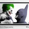 Batman and Joker Illustration - Superhero Movie Pop Art Comicbook Home Decor in Poster Print or Canvas
