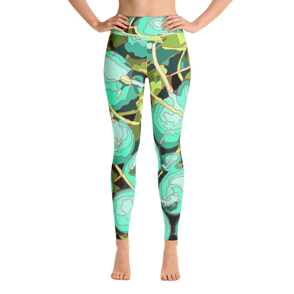 Yoga Pants / Leggings / Printed Leggings / Women's Yoga Tights - Radar ...