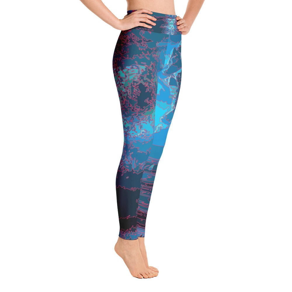 Yoga Pants / Leggings / Printed Leggings / Women's Yoga Tights - Scuba ...