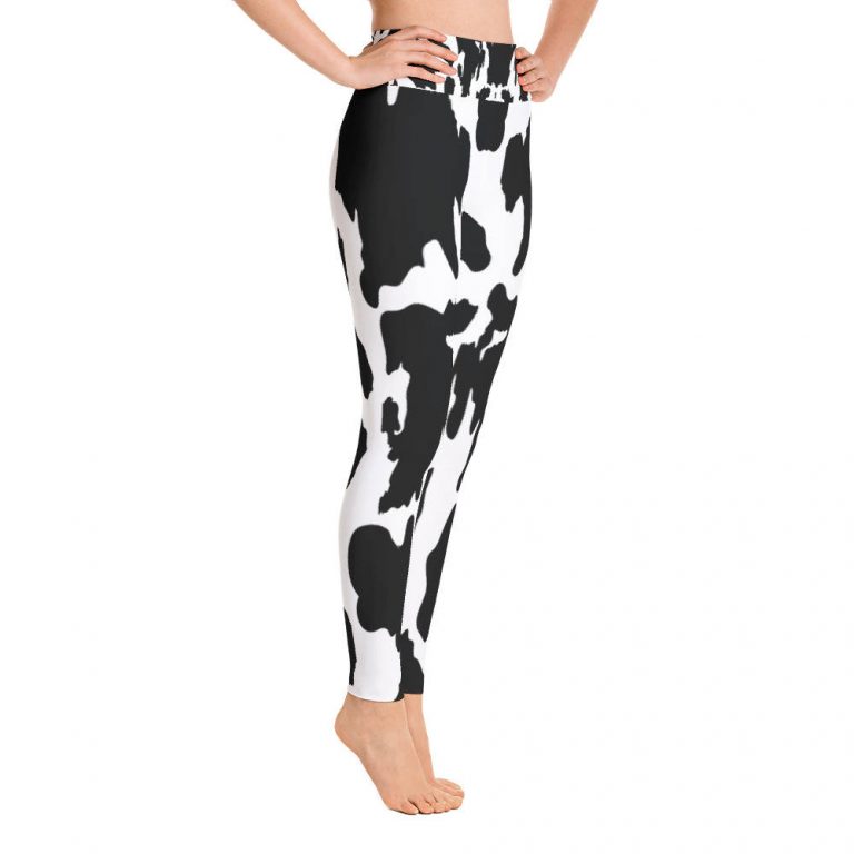 cow print workout leggings