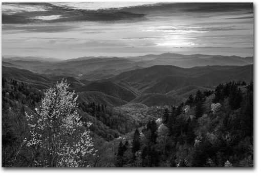 Smoky Mountain Sunset on Canvas, National Park Photo, North Carolina Scenic Blue Ridge Mountains, Appalachians, Office Decor, Nature Artwork - Image 7