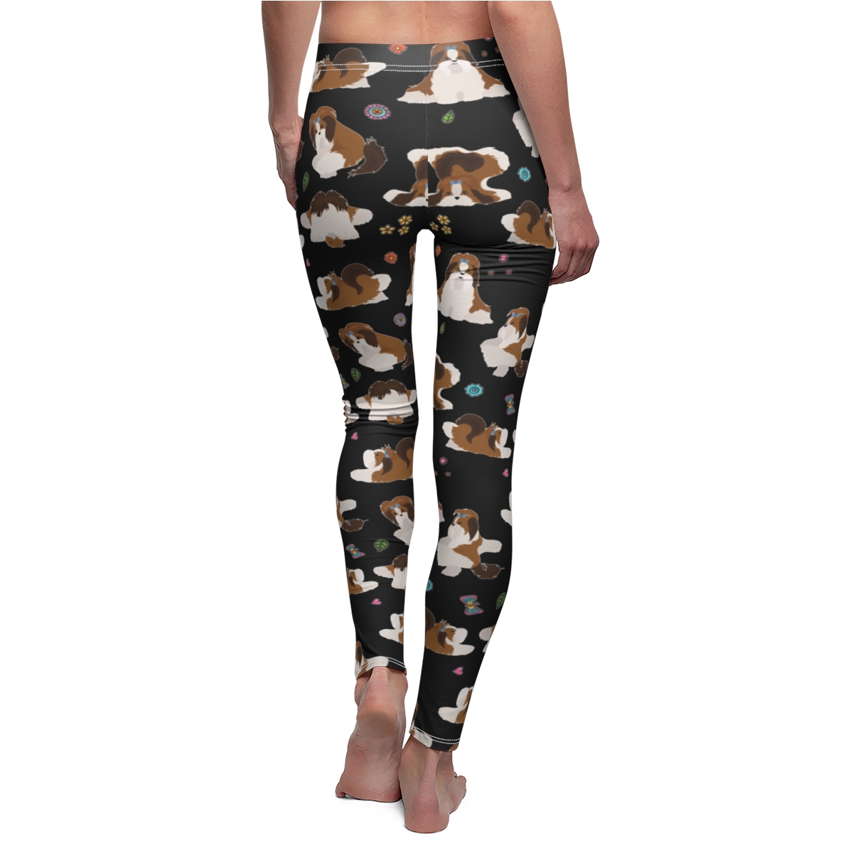 Cute Shih Tzu Yoga Leggings - Hapava