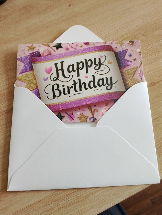 3TVOL - Happy Birthday Card with Envelope - Image 2