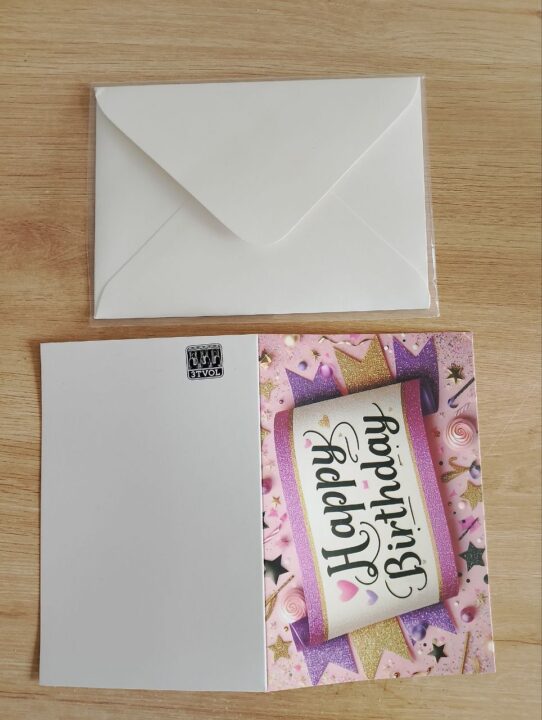 3TVOL - Happy Birthday Card with Envelope - Image 3